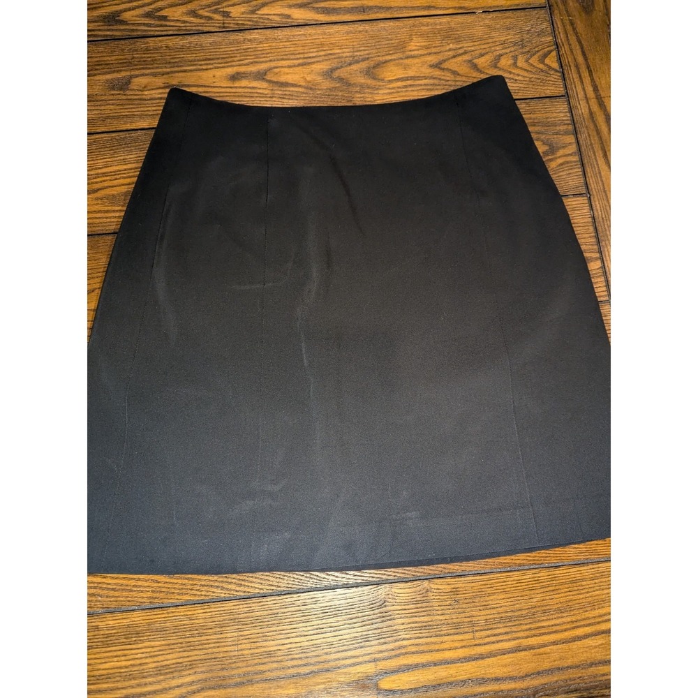 HOLT RENFREW Studio Vintage Black Mini Skirt Size 4 Polyester/Lycraโ
